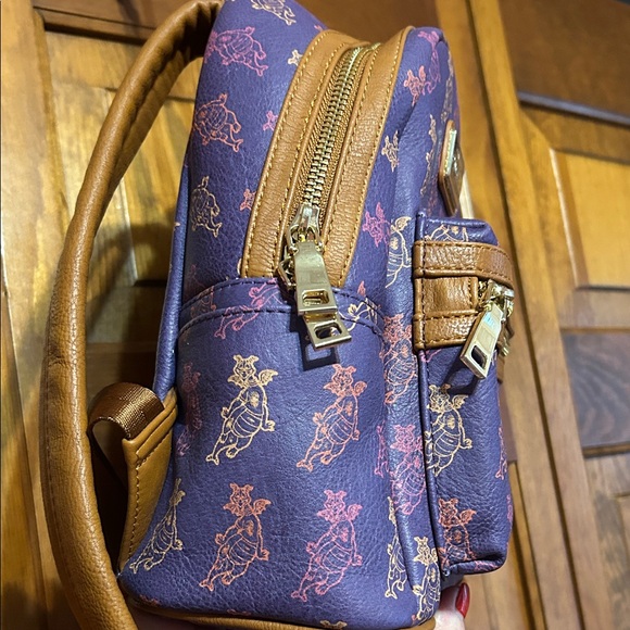 Epcot 35 Figment Loungefly like Mini Backpack - Picture 3 of 7